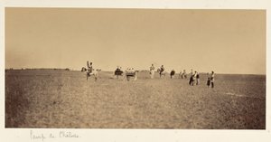 Visitatori del Campo di Châlons da Gustave Le Gray