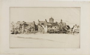 La Torre di St. Nizier, Troyes da Gustave Leheutre
