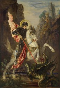 San Giorgio e il drago da Gustave Moreau