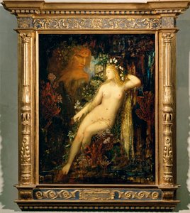 Nudo femminile (dipinto su tela) da Gustave Moreau