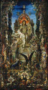 Giove e Semele, 1894-95 da Gustave Moreau