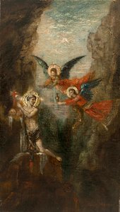 Moreau - Un santo nel deserto, 1879 circa da Gustave Moreau