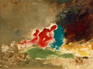 Senza titolo (Schizzo a colori) da Gustave Moreau