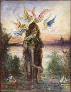 Peri, elefante sacro da Gustave Moreau