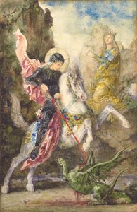 San Giorgio e il drago da Gustave Moreau