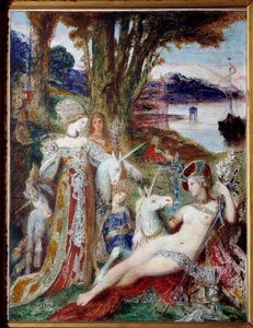 Gli unicorni da Gustave Moreau