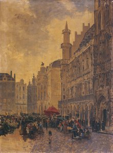 La Grande Place a Bruxelles da Gustave Walckiers