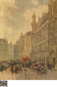 La Grande Place di Bruxelles da Gustave Walckiers