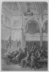 Café-Concert da Gustave after Dore