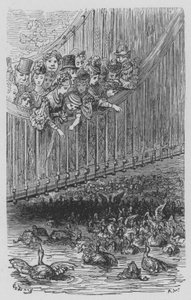 Hyde Park, La Serpentine da Gustave after Dore