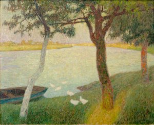 Anatre al fiume Leie da Gustave de Smet