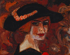 Giovane donna con cappello