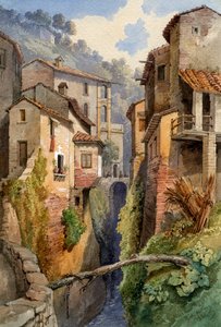 Lucca, Toscana, Italia, 1850 da Gustavo Witting