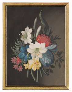 Natura morta di bouquet floreale da Gustavus Hamilton