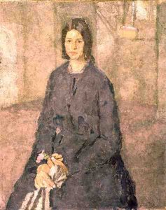 Ragazza con una Rosa, c.1915-25