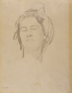 Testa di una Giovane Donna da Gwen John