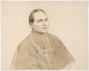 Ritratto di un Cardinale da Gwen John