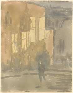 Strada di notte, Meudon da Gwen John