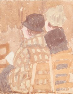 Due donne sedute in chiesa