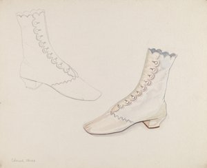 Scarpe da Matrimonio Quacchero, c. 1936 da Gwyneth King