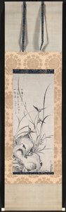 Roccia, bambù e orchidee, fine 1300-inizio 1400