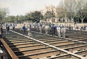 1896-17 ferrovia Arena strada Klösz György 2 (a colori) da György Klösz