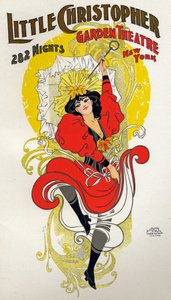 Donna che balla il cancan. Little Christopher Theatre, New York