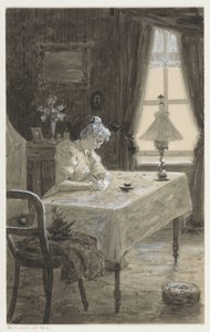 Mimi scrive una lettera
