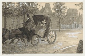 Due donne in una carrozza