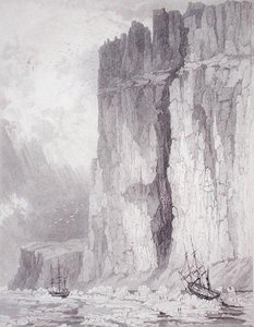 Situazione delle Navi H.M. Hecla & Fury, 1 agosto 1825, da 