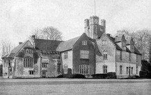 Abbazia di Bisham, Berkshire, da nord-est, 1924-1926 da HN King