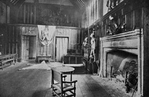 La grande sala, Ockwells Manor, 1924-1926 da HN King