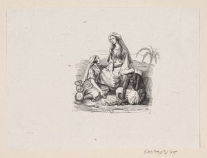 Illustrazione per "La valigia volante" in H.C. Andersen, "Fiabe e Storie", Volume 1