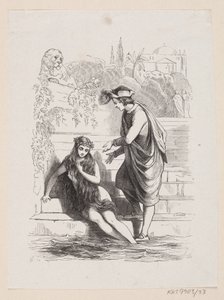Illustrazione per "La Sirenetta" in H.C. Andersen, "Fiabe e Storie", Volume 1 da H.P. Hansen