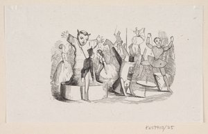 Illustrazione per "Il Soldatino di Piombo" in H.C. Andersen, "Fiabe e Storie", Volume 1 da H.P. Hansen