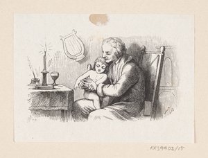Illustrazione per "Il ragazzo cattivo" in H.C. Andersen, "Fiabe e Storie", Volume 1 da H.P. Hansen
