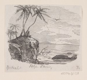 Illustrazione per "Fugl Phønix" in H.C. Andersen, "Fiabe e Storie", Volume 2 da H.P. Hansen