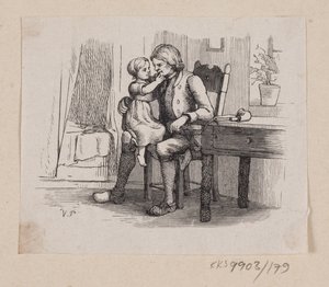 Illustrazione per "Ib e la piccola Christine" in H.C. Andersen, "Fiabe e Storie", Volume 2