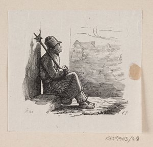 Illustrazione per "Lykkens Kalosker" in H.C. Andersen, "Eventyr og Historier", Volume 1