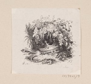 Illustrazione per "La principessa sul pisello" in H.C. Andersen, "Fiabe e storie", Volume 1