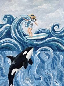 La ragazza surfista e l