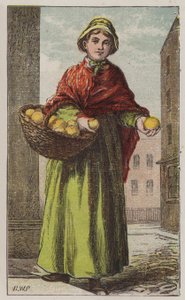 Ragazza delle arance da H.W. (after) Petherick