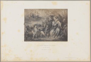 La Sacra Famiglia e gli angeli da H. Bayard and F. A. Renard