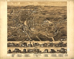 Uxbridge, Mass. 1880 da H. Beck and Pauli Bigelow