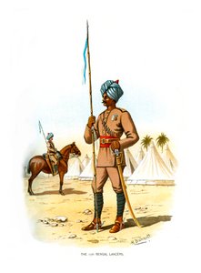 Il 13º Lancieri del Bengala, c1890