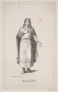 Balder. Illustrazione per la Storia della Danimarca di Fabricius 1, 119. da H. C. Henneberg