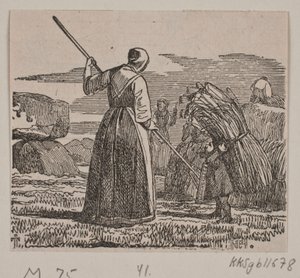 Illustrazione per "Gjordemoderen og Trolden" da H. C. Henneberg
