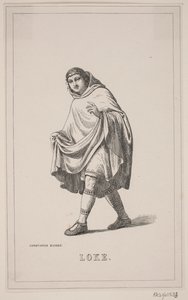 Loke. Illustrazione per la storia della Danimarca di Fabricius 1, 108.