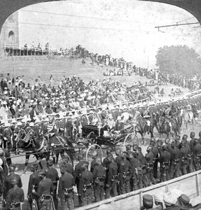 Processione dei Maharajah, Delhi, India, 1912 da H. D. Girdwood