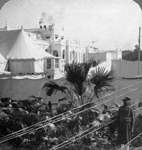 Il campo del Re-Imperatore. Delhi, India, 1912 da H. D. Girdwood